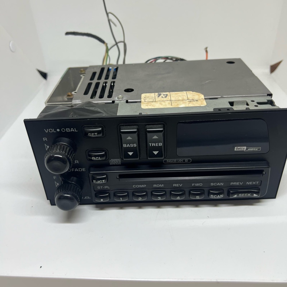 Delco -loc II Bose model 16175961 BT cd/stereo mid 90’s Camaro  untested
